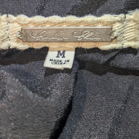 Black Ruffle Top - Picture 6 of 11